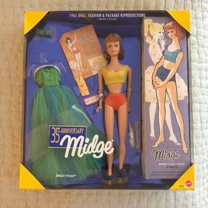 35th Anniversary Edition of the Midge doll - Barbie’s best friend